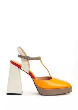 Красочные женские кожаные сандалии Network