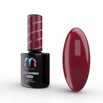 Красочный гибридный лак для ногтей, 5G Malulac, Red Hit #1139