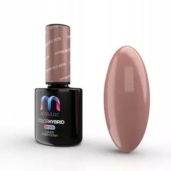 Красочный гибридный лак Вероятно Бежевый #1179, 5 г MaluLac