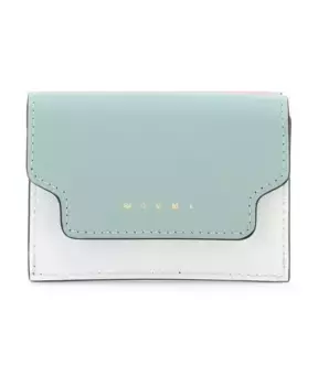 Красочный кожаный кошелек Marni, мультиколор