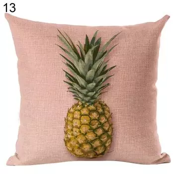 Красочный наволочка с принтом ананаса, наволочки на талию, украшение для спальни-13 # Stuttg