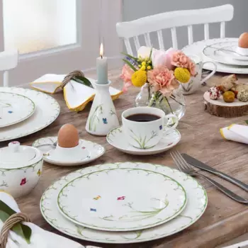 Красочный весенний завтрак/десертная тарелка Villeroy & Boch, зеленый