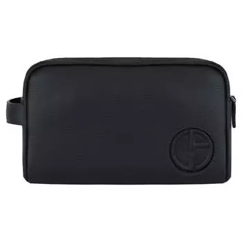 Красота и туалетные принадлежности женская темно-синяя сумка Giorgio Armani, синий