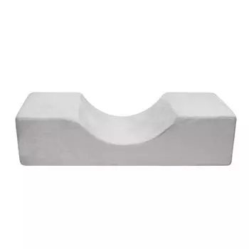 Красота Подушка Эргономичный изогнутый дизайн Мебельные компоненты Пена с эффектом памяти Хорошая прочность Тяговая подушка для салона красоты Серый Stuttg