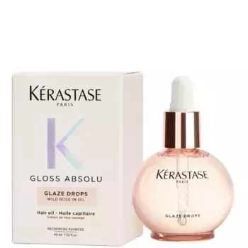 Krastase gloss absolu glaze drops масло для волос с дикой розой 45 мл Kerastase