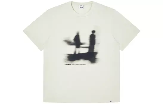 KREATE Футболка унисекс, Черно-белая целлюлоза