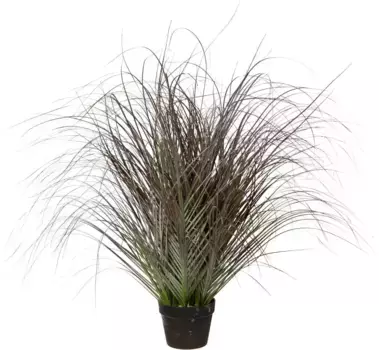 Креатив деко Зимнее искусственное растение "Новогодние украшения", морозная глазурь, в горшке Creativ deco 95 см, белый/зеленый