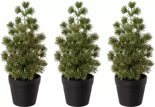 Креатив зеленая Искусственная елка "Новогодние украшения, искусственная елка, Рождественская елка", с блестками Creativ green Высота: 21,5 см, до, зеленый