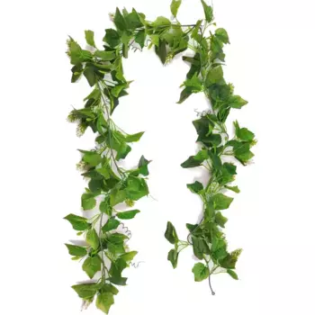 Креатив зеленая искусственная гирлянда «хмельная гирлянда» с цветами Creativ Green, белый