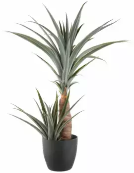 Креатив зеленая искусственная пальма "Агава" Creativ green /19х80 см, зеленый