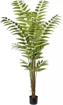 Креатив зеленый Искусственное комнатное растение "Кожаный папоротник" Creativ green 180 см, зеленый