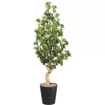 Креатив зеленый искусственный бонсай «каменный тис», с декоративным гравием Creativ Green