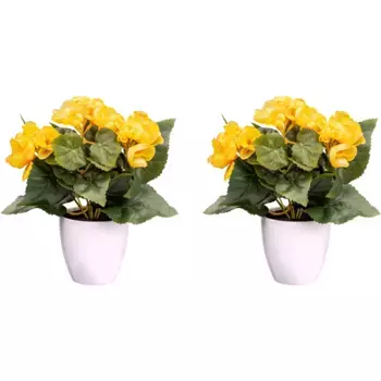 Креатив зеленый искусственный цветок «Бегония кустовая» Creativ Green