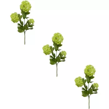 Креатив зеленый искусственный цветок «ветка снежка» Creativ Green