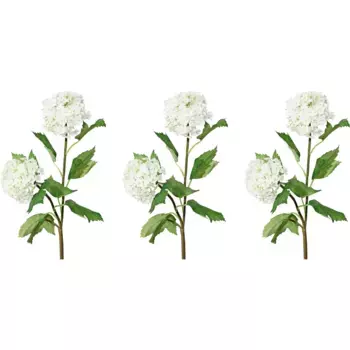 Креатив зеленый искусственный цветок «ветка снежка» Creativ Green