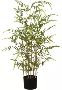 Креативная зеленая искусственная елка "Бамбук" Creativ green 130 см, зеленый