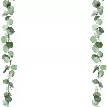 Креативная зеленая искусственная гирлянда «Эвкалиптовая гирлянда» Creativ Green, зеленый