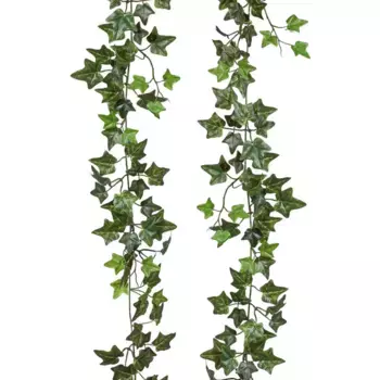 Креативная зеленая искусственная гирлянда «Плющная гирлянда» Creativ Green, зеленый