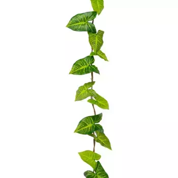 Креативная зеленая искусственная гирлянда «Сингониум гирлянда» Creativ Green, зеленый