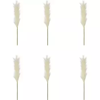 Креативная зеленая искусственная ветка «Пампасная трава» Creativ Green, цвет creme