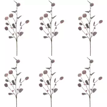 Креативная зеленая искусственная ветка «ветка эвкалипта» Creativ Green, фиолетовый