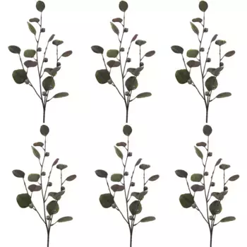 Креативная зеленая искусственная ветка «ветка эвкалипта» Creativ Green, зеленый