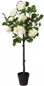 Креативное зеленое искусственное комнатное растение Creativ green 95 см, белый