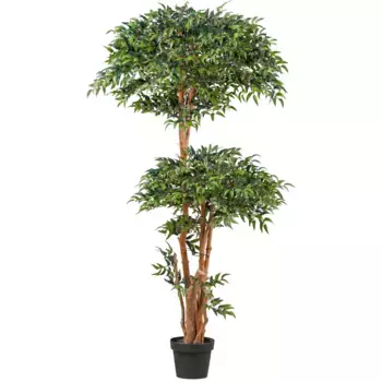 Креативное зеленое искусственное растение «Рускус», большого размера Creativ Green, зеленый