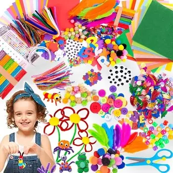 Креативный игровой набор 1120 шт. Бусы из фетра MalPlay