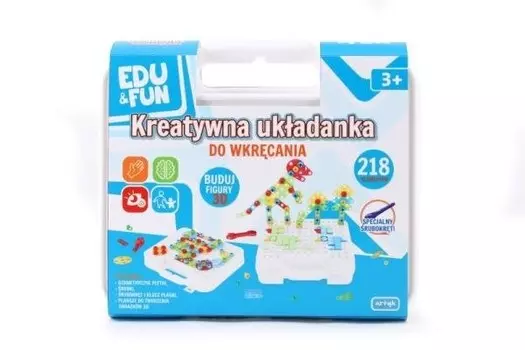Креативный пазл с завинчиванием, 218 деталей. 128806 Искусство Artyk