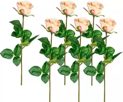 Креативный зеленый искусственный цветок Creativ green Высота: 69 см, светло-розовый