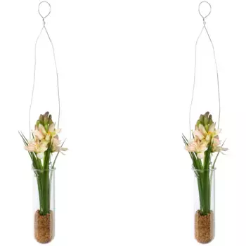 Креативный зеленый искусственный цветок «Гиацинт в подвесной вазе» Creativ Green
