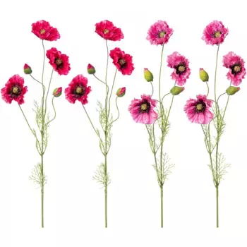 Креативный зеленый искусственный цветок «Мак» Creativ Green