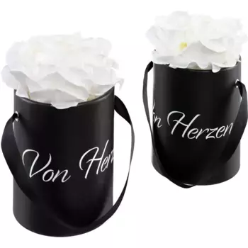 Креативный зеленый искусственный цветок «Розы в коробке» Creativ Green