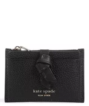 Кредитница Knott из зерненой яловой кожи Kate Spade New York, черный