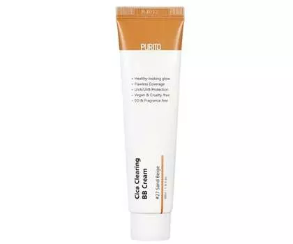 Крем, 27 песочно-бежевый, 30 мл PURITO, Cica Clearing BB-