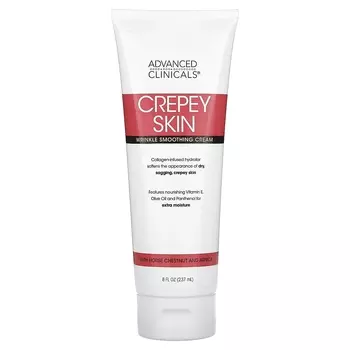 Крем Advanced Clinicals Crepey Skin разглаживающий морщины, 237 мл