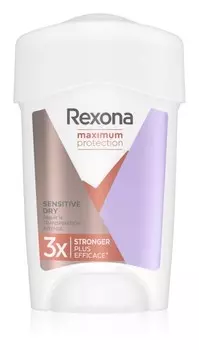 Крем-антиперспирант против повышенной потливости Rexona Maximum Protection Sensitive Dry