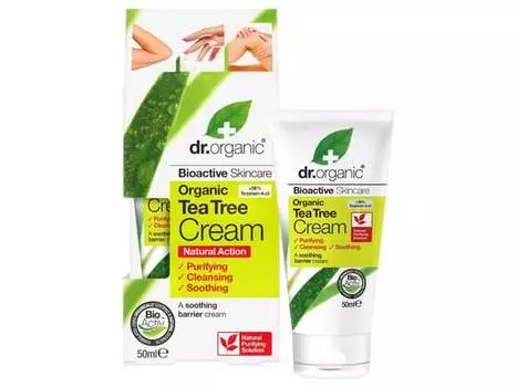 Крем-антисептик с органическим маслом чайного дерева, 50 мл Dr.Organic