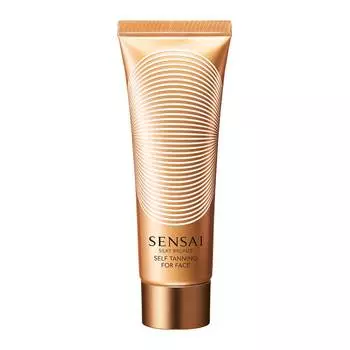 Крем-Автозагар для лица silky bronze self tanning for face Sensai, 50 мл