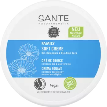 Крем Care Soft Family Organic Calendula Органическое алоэ вера 150 мл. SANTE NATURKOSMETIK