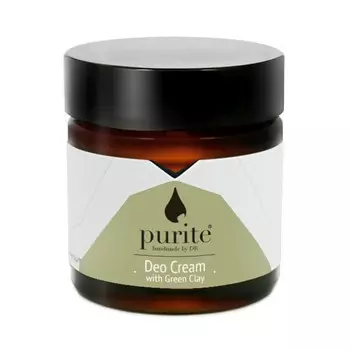 Крем-дезодорант с зеленой глиной - 60мл - Purite