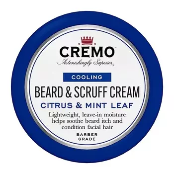 Крем для бороды и загривка, охлаждающий цитрус и лист мяты, 4 унции, Cremo