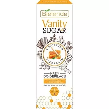 Крем для депиляции Vanity Sugar с пчелиным воском 100мл, Bielenda