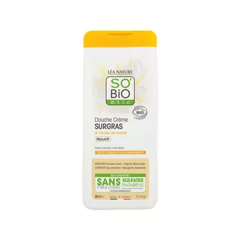 Крем для душа с маслом ши без сульфата, 650 мл So'Bio Etic ele i kremy pod prysznic