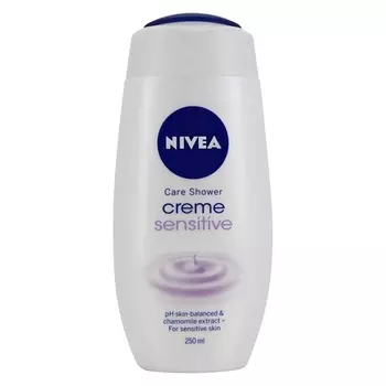 Крем для душа Sensitive, 250 мл, 8,3 жидких унций, Nivea