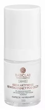 Крем для глаз BasicLab Aminis 3% Aminokwasy, 10% Peptydy, 18 мл