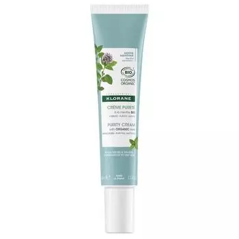 Крем для комбинированной и жирной кожи, 40 мл Klorane Aquatic mint face