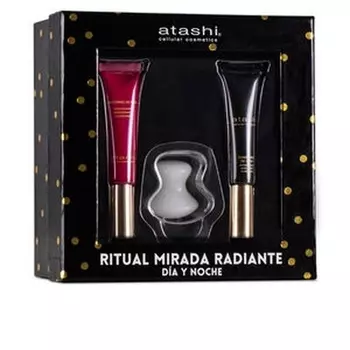 Крем для контура глаз с антивозрастным эффектом, 3 шт Atashi