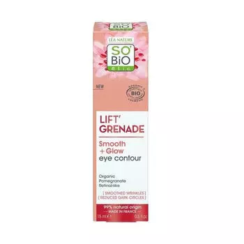 Крем для кожи вокруг глаз против морщин и осветляющий, 15 мл So'Bio Etic Lift grenade